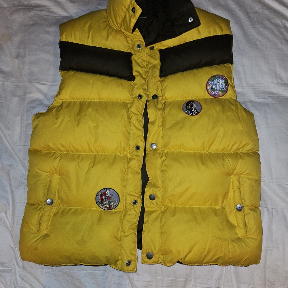 Ed Hardy Yellow and Black Vest